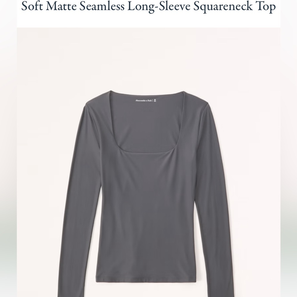 Abercrombie Soft Matte Seamless Long Sleeve
